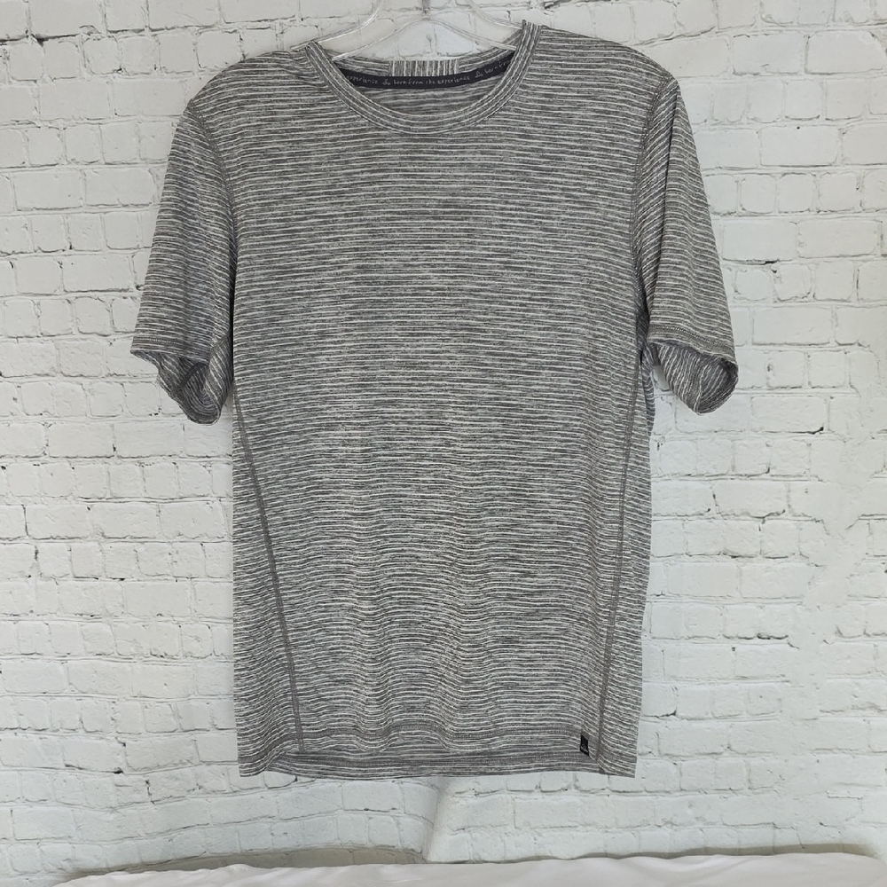 Prana Men's Heathered Gray Short‎ Sleeve Tee
